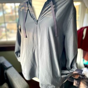 Victoria Sport Lightweight Zip Up in Grey